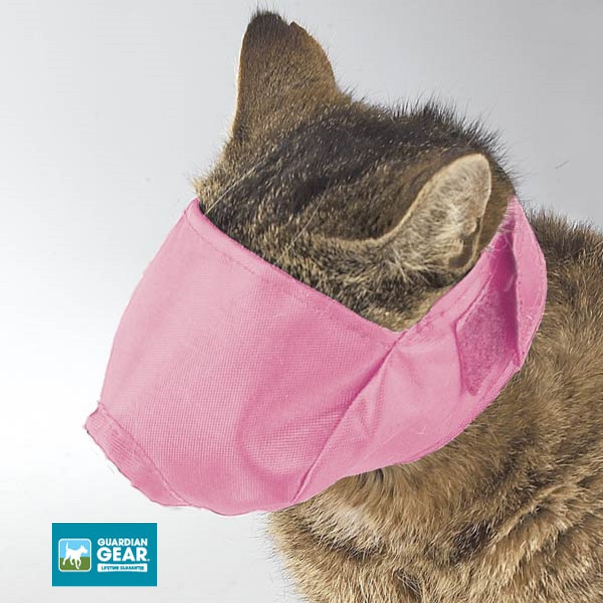 Guardian Gear Cat Grooming Muzzle, Pink (3 Sizes)