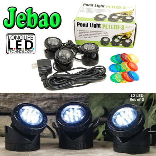 JEBAO Submersible LED Pond Light Kits - 5 Models for Fountai...