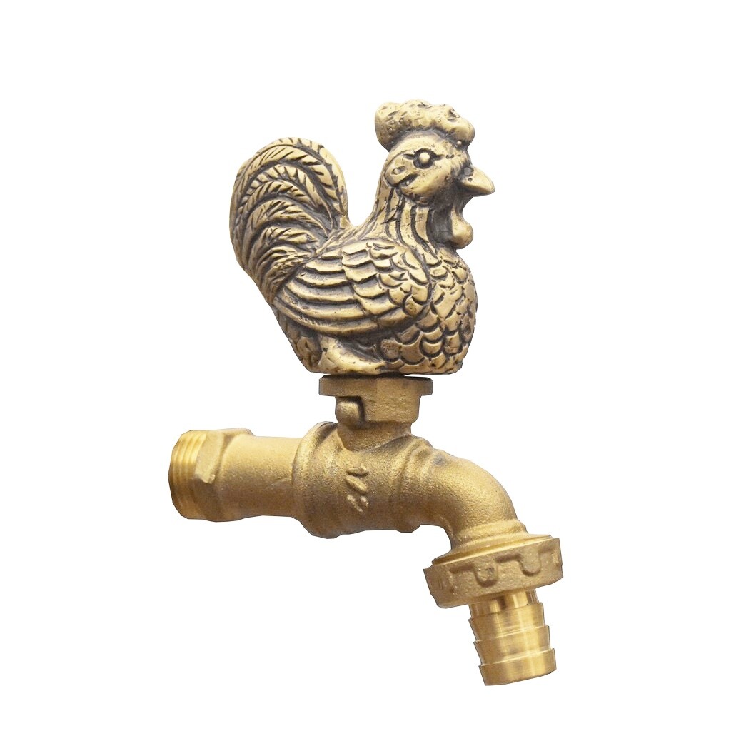 Outdoor Yard Chicken Coop Faucet Tap Handle Brass Spigot