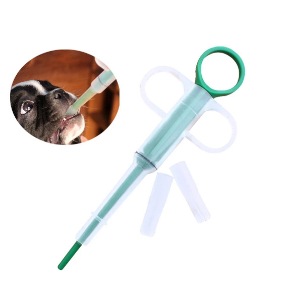Home Pet Pill Dispenser Kit - Universal Dog & Cat Feeding Ai...