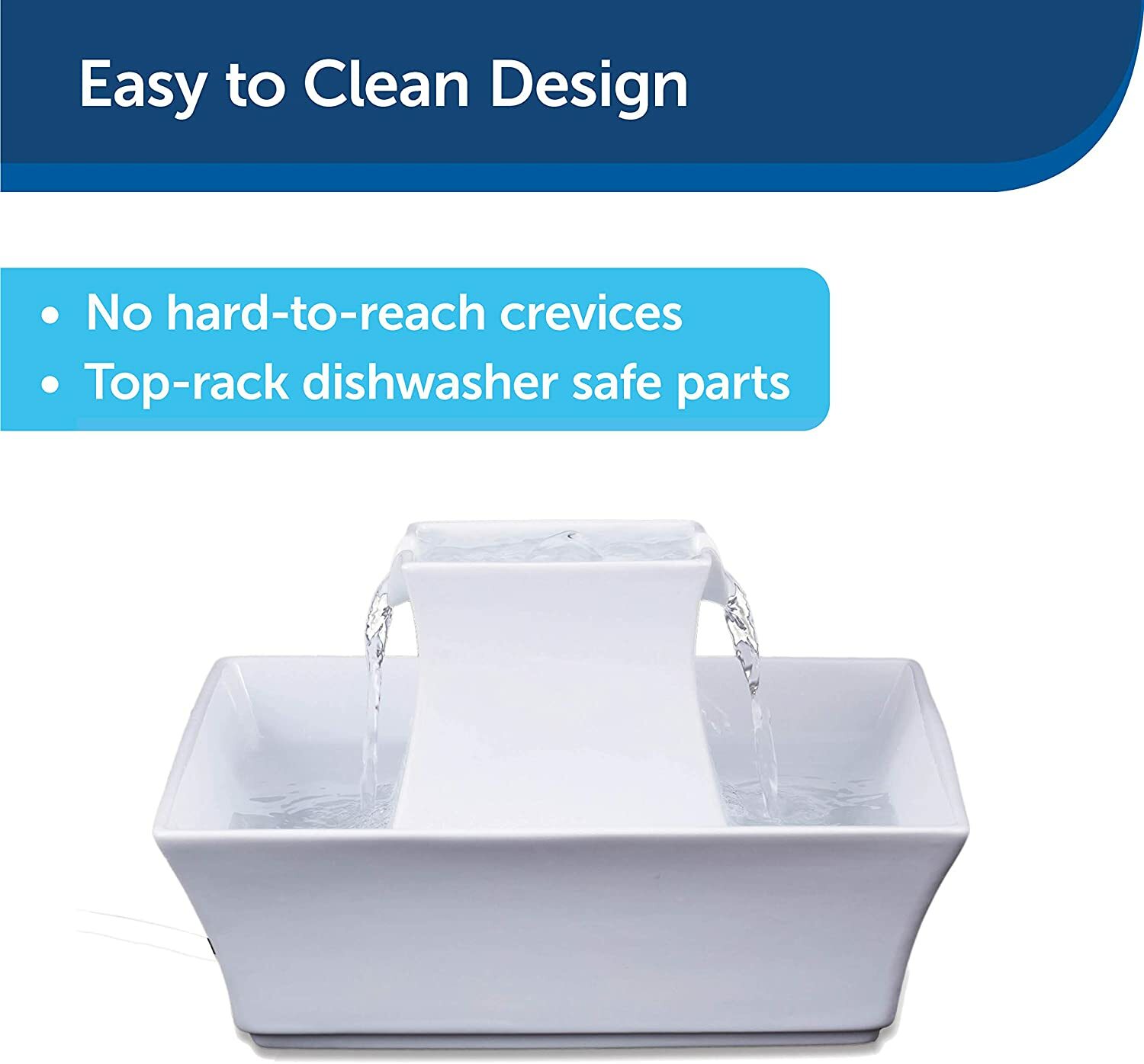 Petsafe Drinkwell Ceramic Pagoda Pet Fountain 70 oz