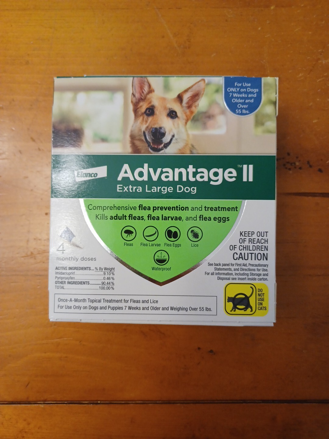 Advantage II Extra Large Dog Treats - 4 Pack - Flea Control