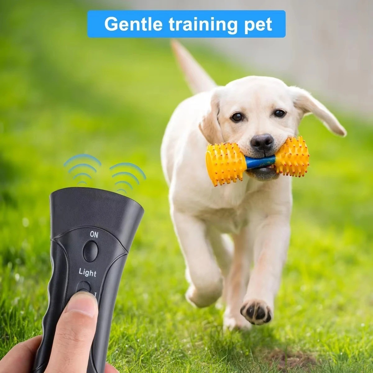 Ultrasonic Bark Control Device for Dogs LED Trainer