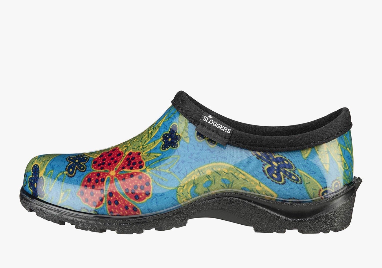 Sloggers Women's Floral Slip On Shoes - Size 9 Midsummer Blu...
