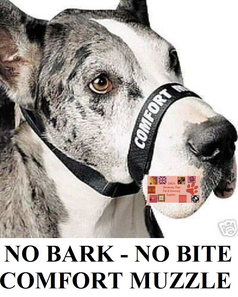 Dog Training Muzzle - Large Size Quick Fit Adjustable No Bar...