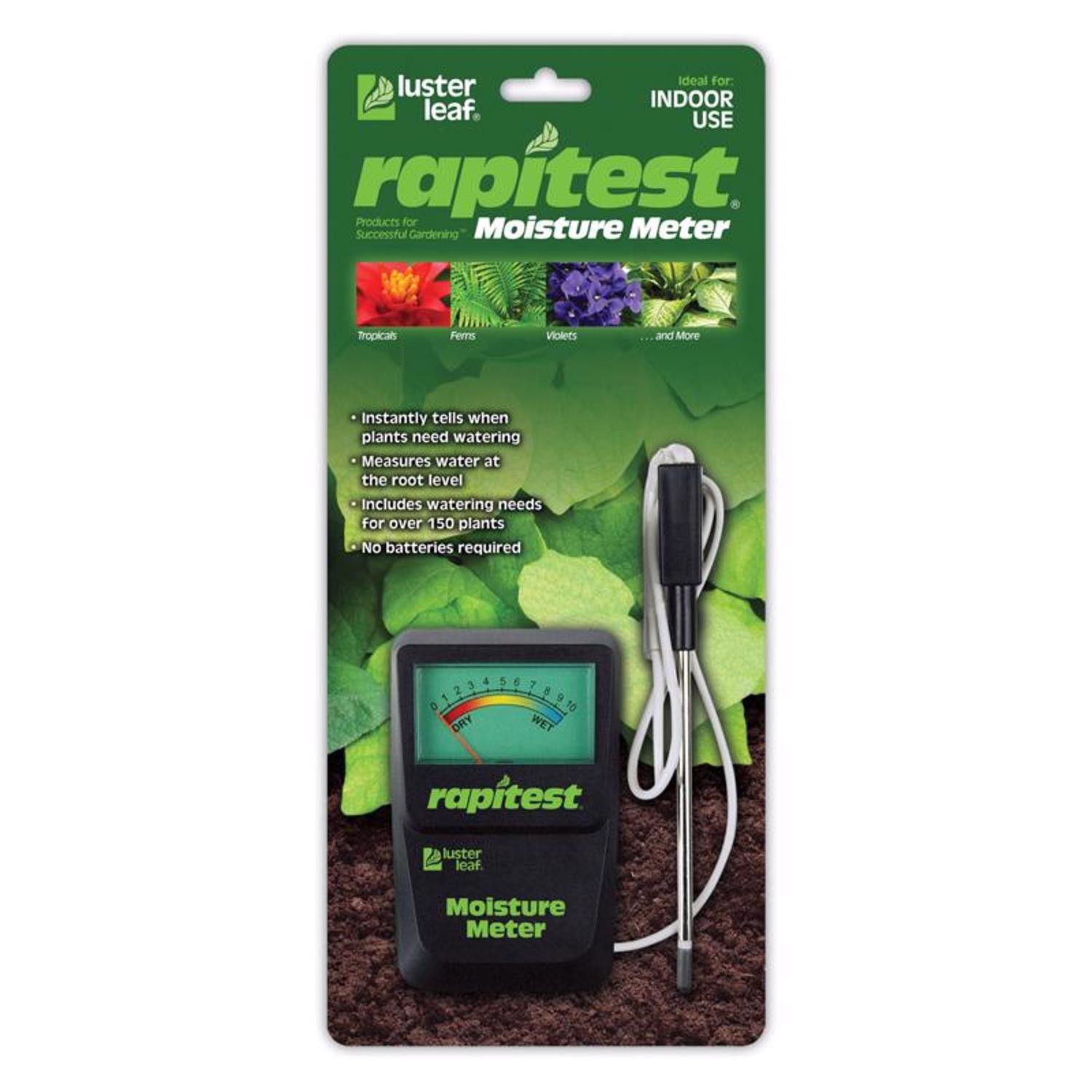 Luster Leaf Rapitest Moisture Meter 1.9 x 5.3 x 11.5 Inches...