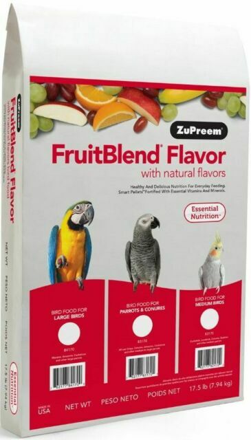 Zupreem FruitBlend Parrot Food 17.5 Lb