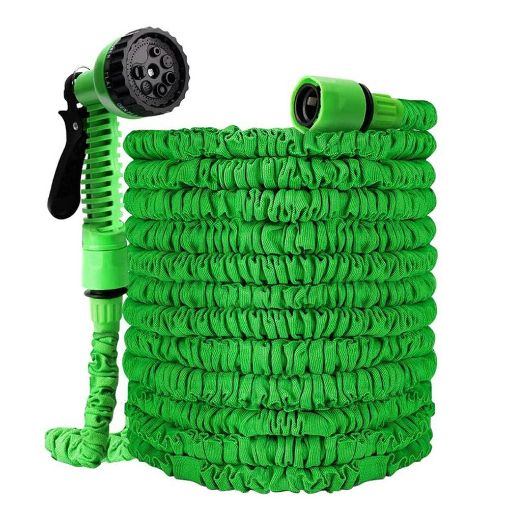 Expandable Flexible Garden Water Hose with Spray Nozzle (25F...