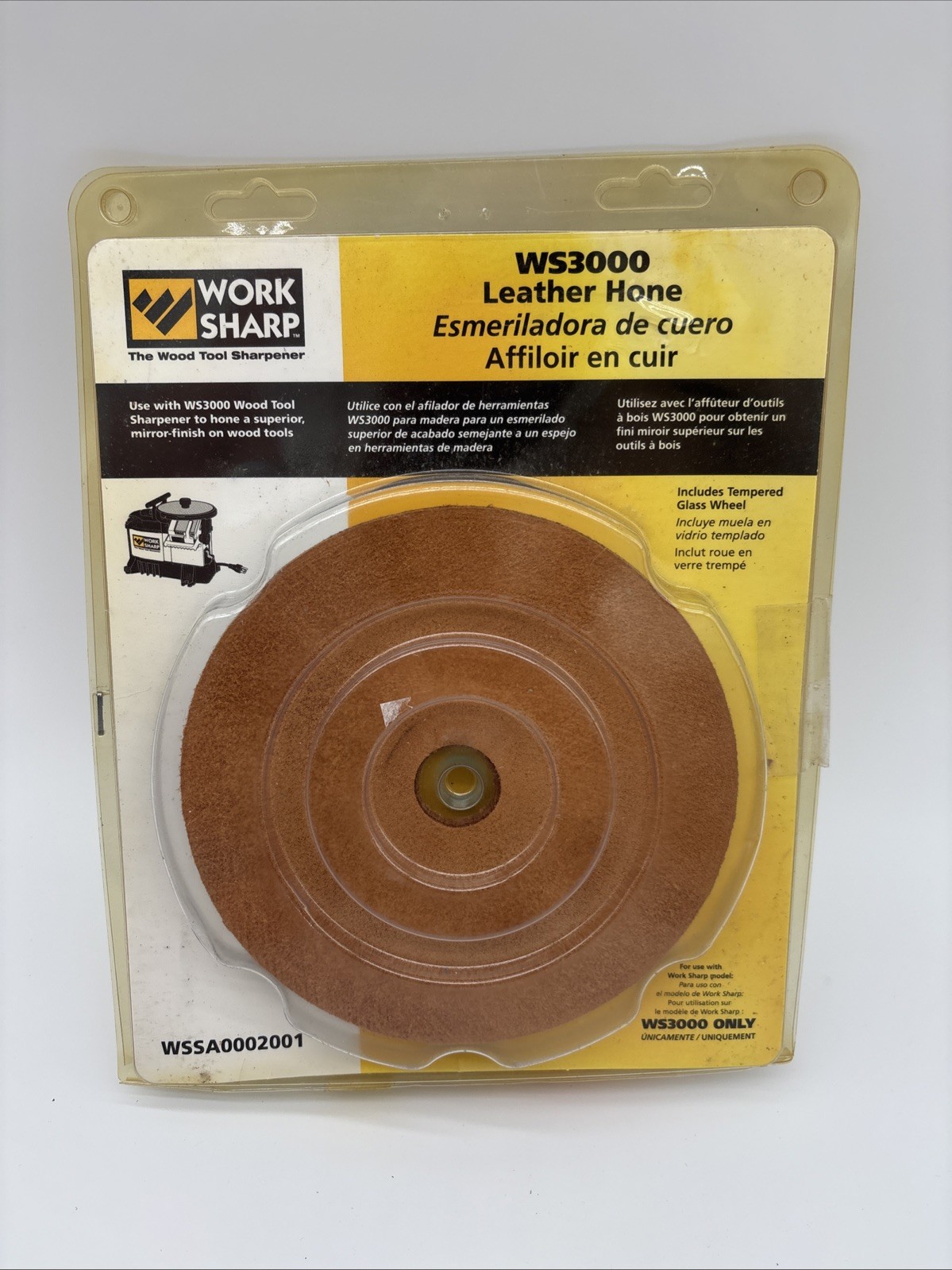 Work Sharp WSSA0002001 Leather Hone Kit WS3000