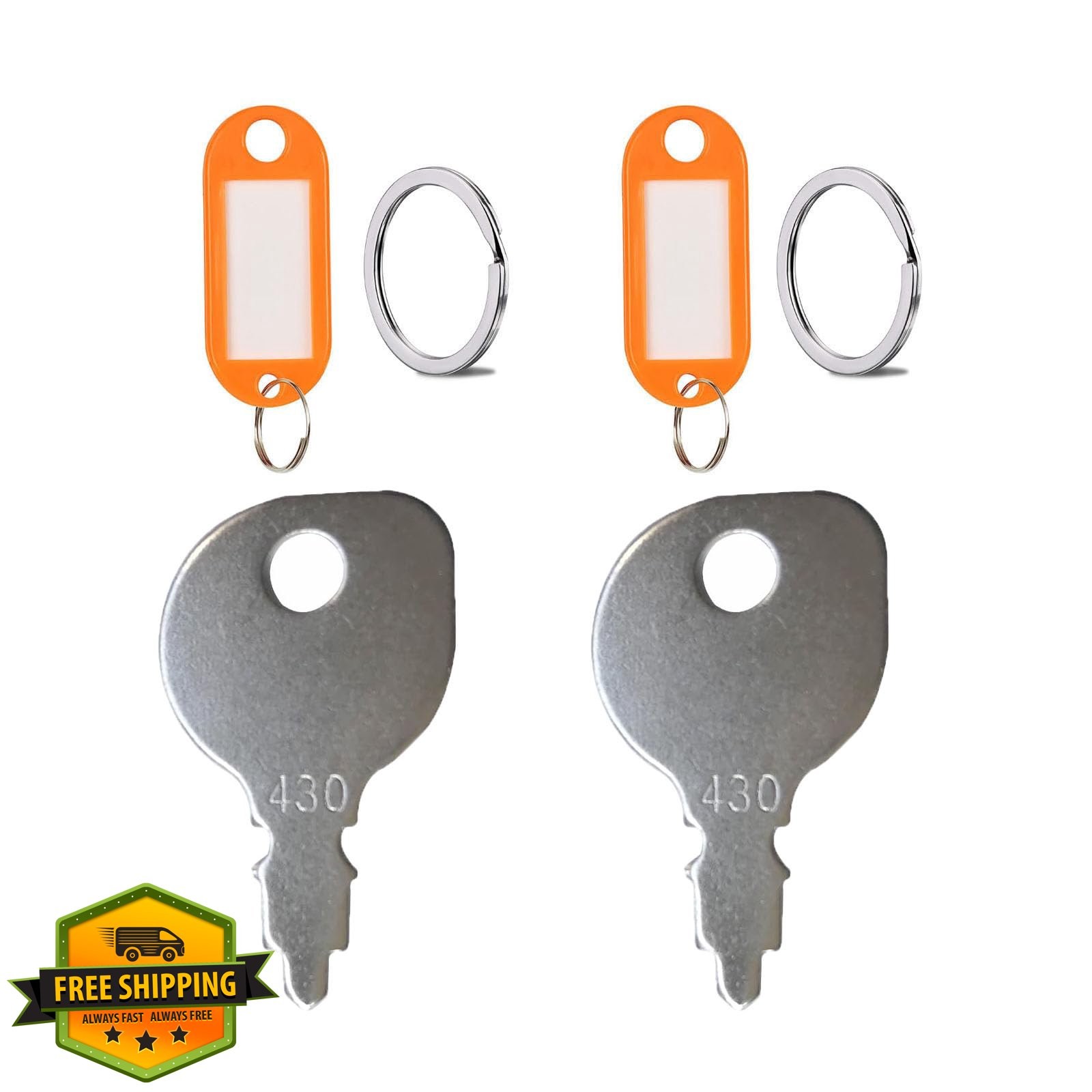 Femory Starter Key 2-Pack for Kohler Lawn Mower