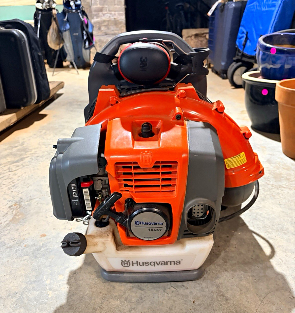 Husqvarna 150BT Leaf Blower - Orange Gray White