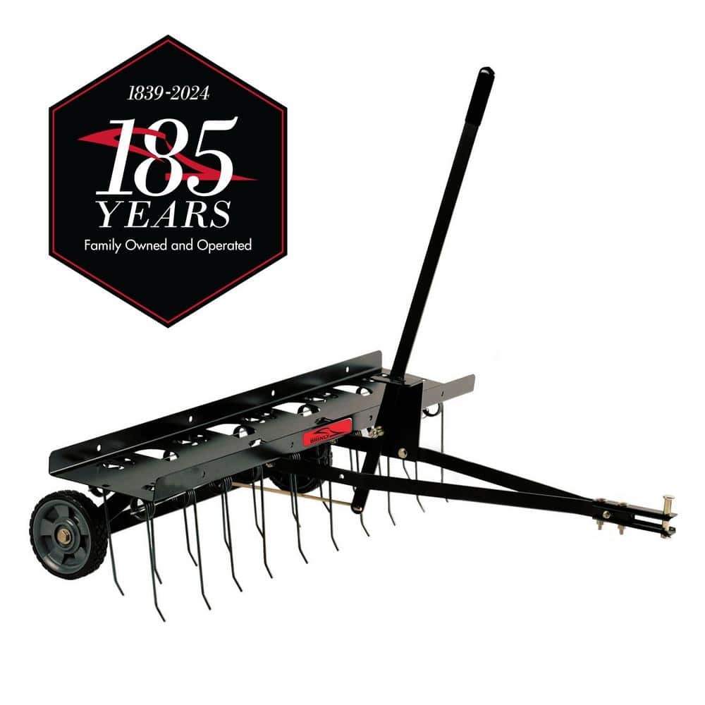 Brinly-Hardy Lawn Tractor Dethatcher - 40 Inches Tow-Behind