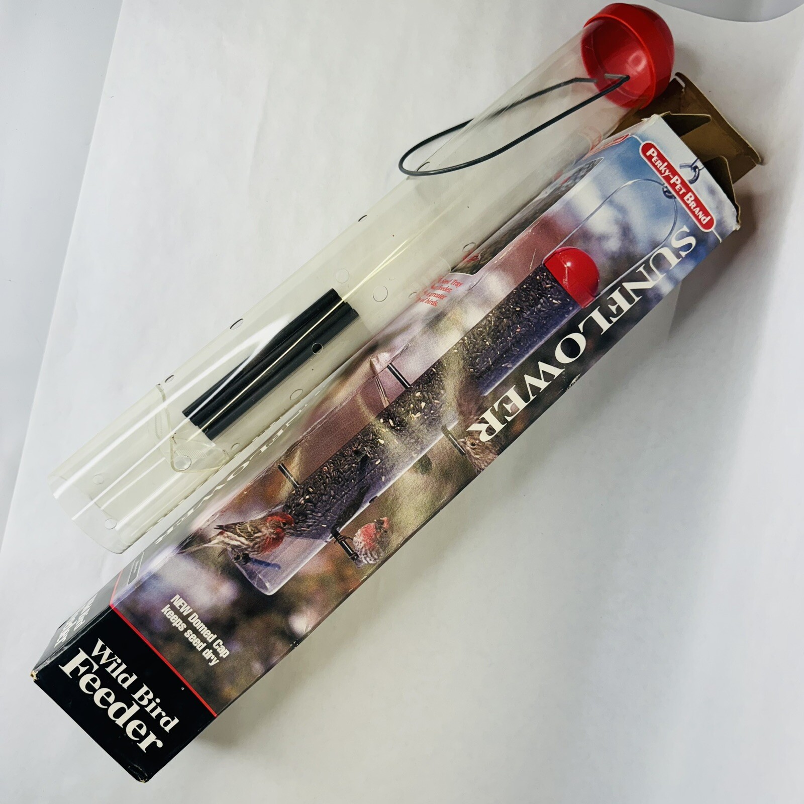 Perky-Pet 308 Red Sunflower Wild Bird and Finch Feeder 8 Fee...