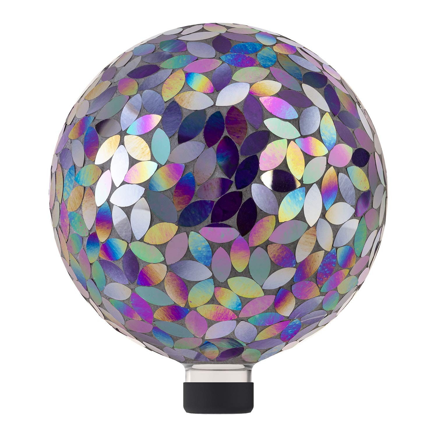 Gazing Globe 10" Glass Mosaic Purple (Alpine Corp) - Indoor/...