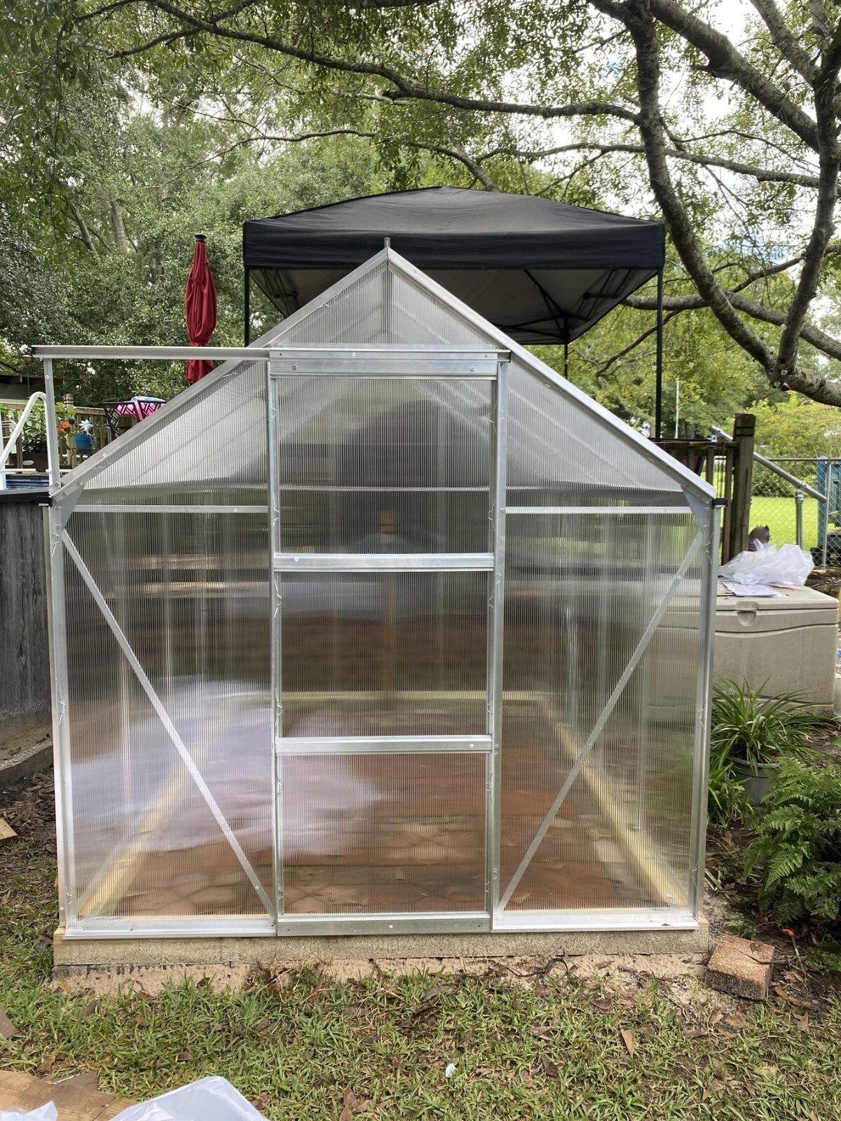 Greenhouse Panels - 6' x 8' Polycarbonate Greenhouse