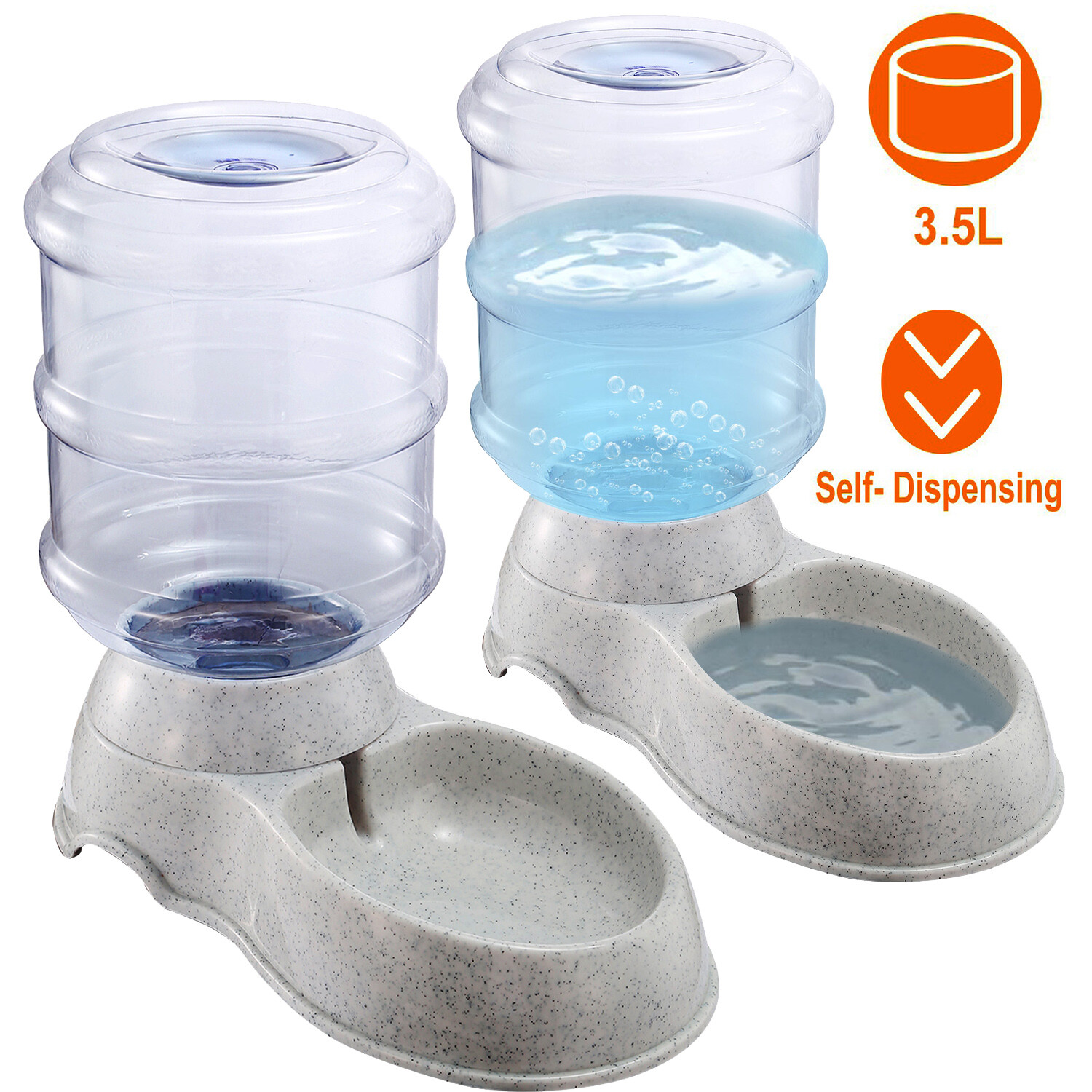 "Automatic Dog Cat Self-Feeder - 10lb Capacity"
