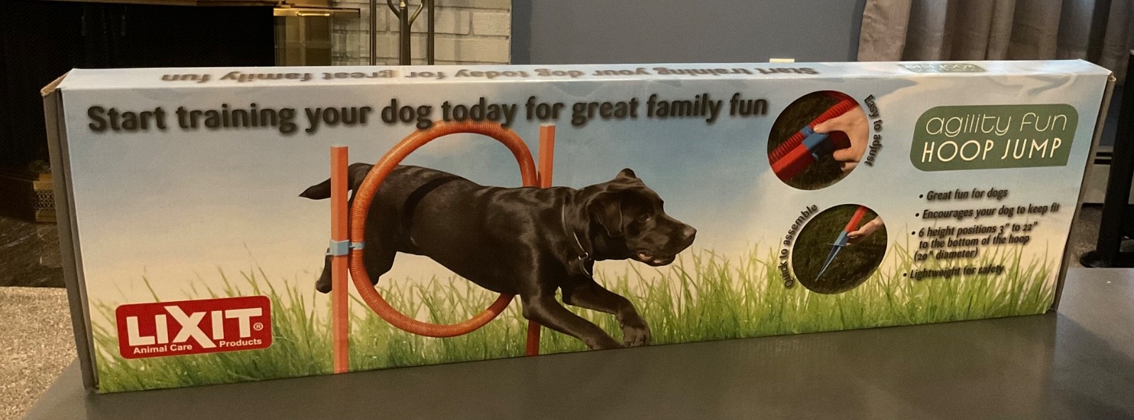 LIXIT Dog Agility Fun Hoop Jump Training Kit