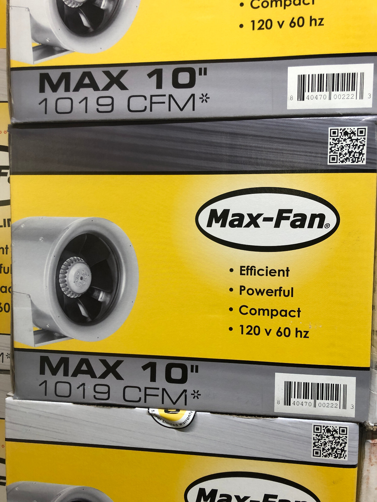 Can Fan Inline Exhaust Blower - 10 Inch Hydro Scrubber - 101...