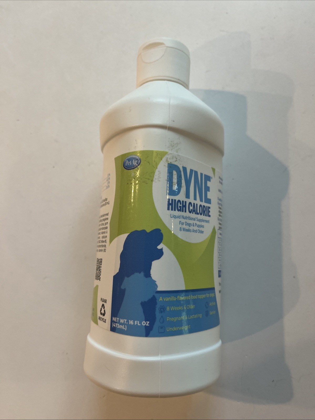 Dyne High Calorie Liquid Dog Supplement - 16oz Best By 2026
