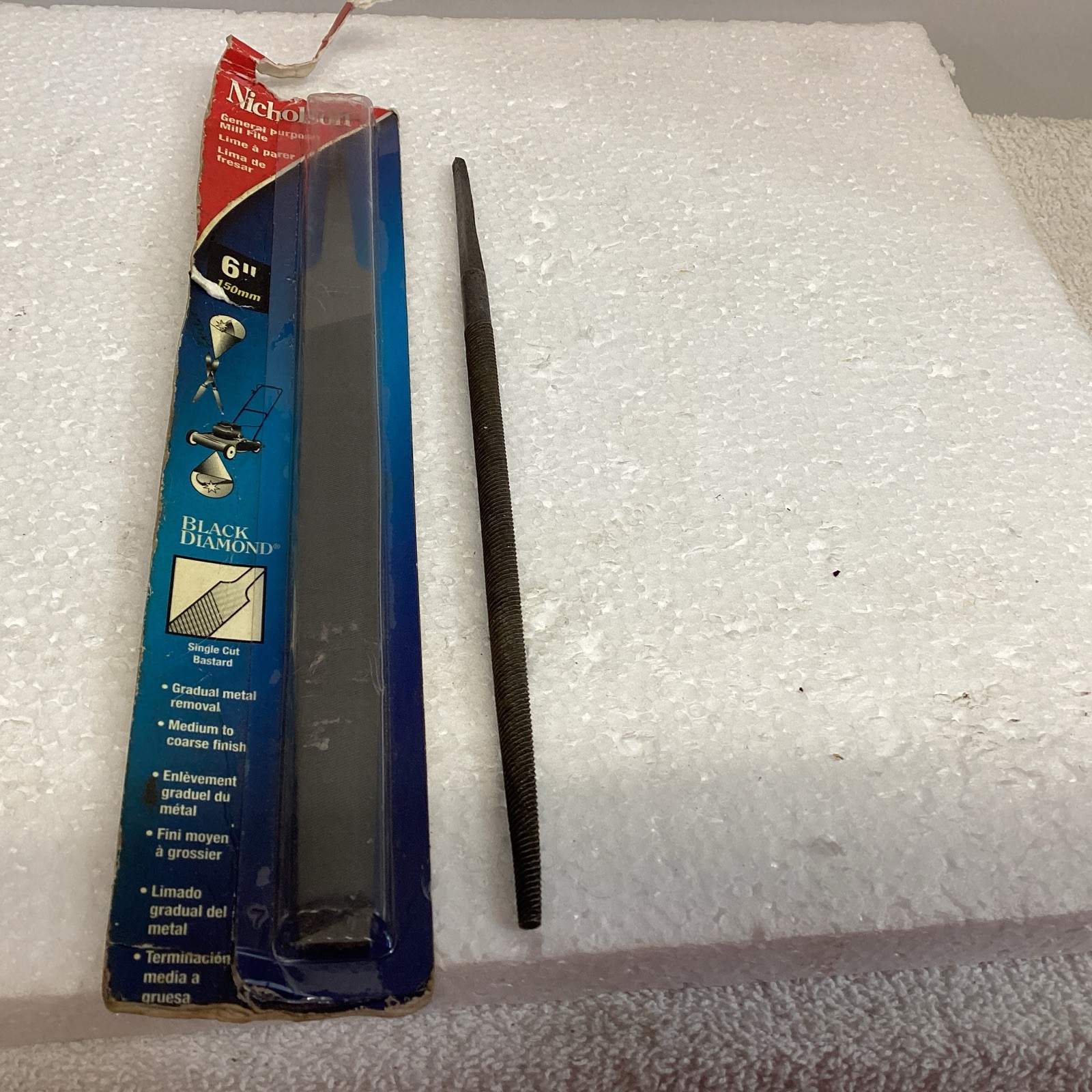 Fix N Save 8" Rattail Nicholson 21825N Black Diamond Mill Fi...