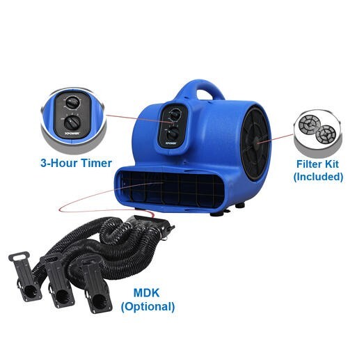 Lightweight Dog Grooming Cage Dryer Kit - 14" ABS Plastic, 1...