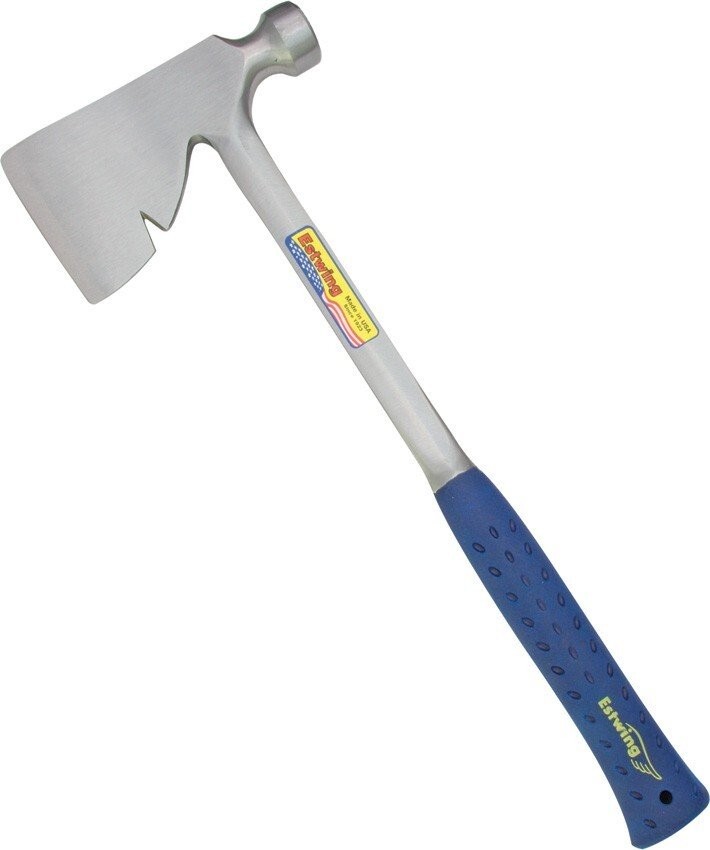 Estwing Riggers Solid Steel Axe Head Blue Grip Handle E-3R