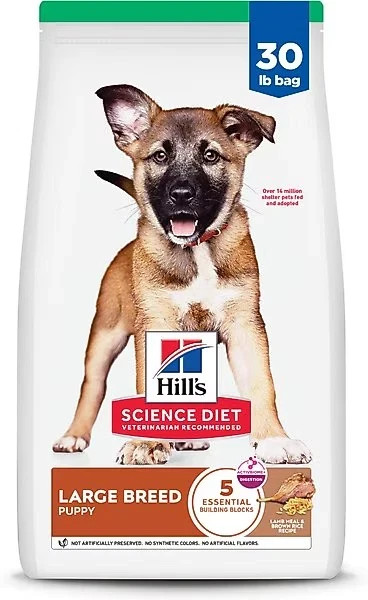 Hill's Science Diet Puppy Large Breed Lamb Meal & Brown Rice...