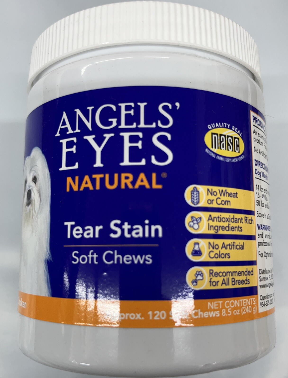 Angels' Eyes Chicken Soft Chews for Dogs - 120 Count
