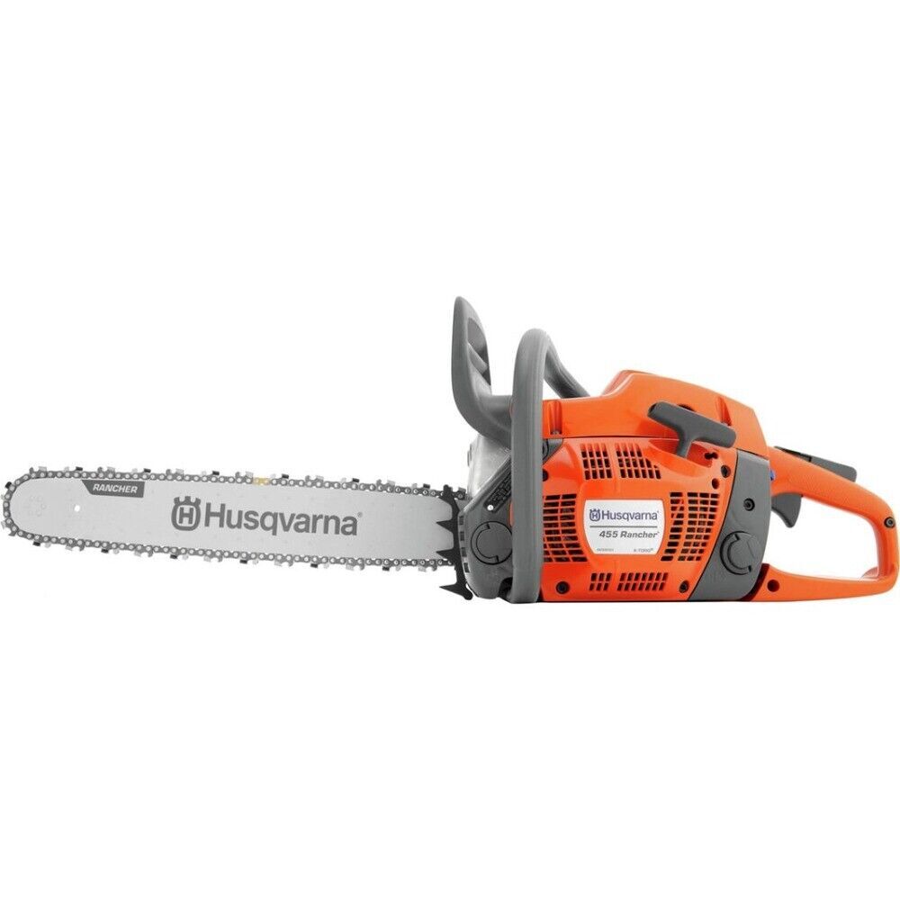 Husqvarna 455 Rancher Gas Chainsaw 55cc 3.5HP 2-Cycle X-Torq...