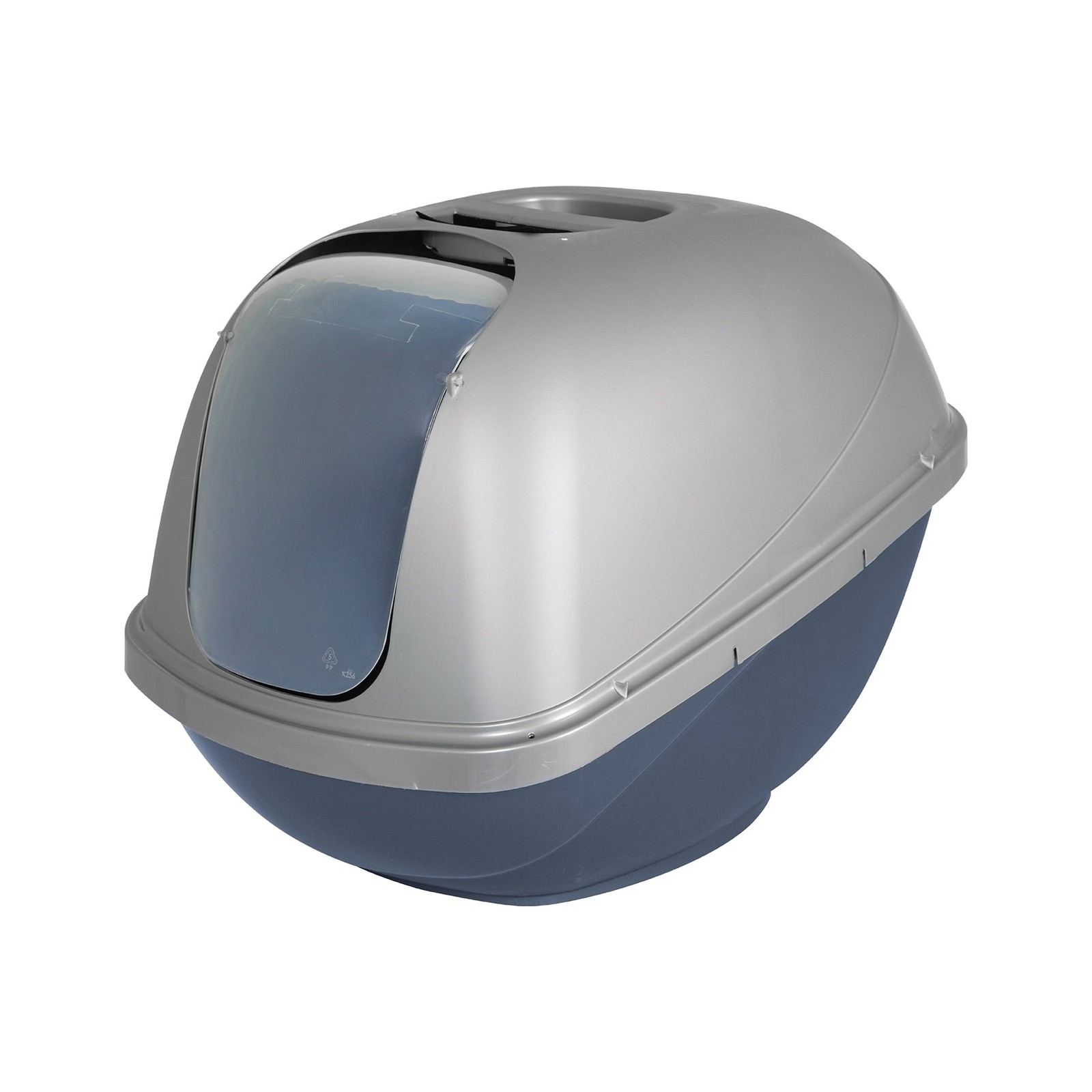 Petmate Basic Hooded Cat Litter Box, Enclosed, Large, Blue S...