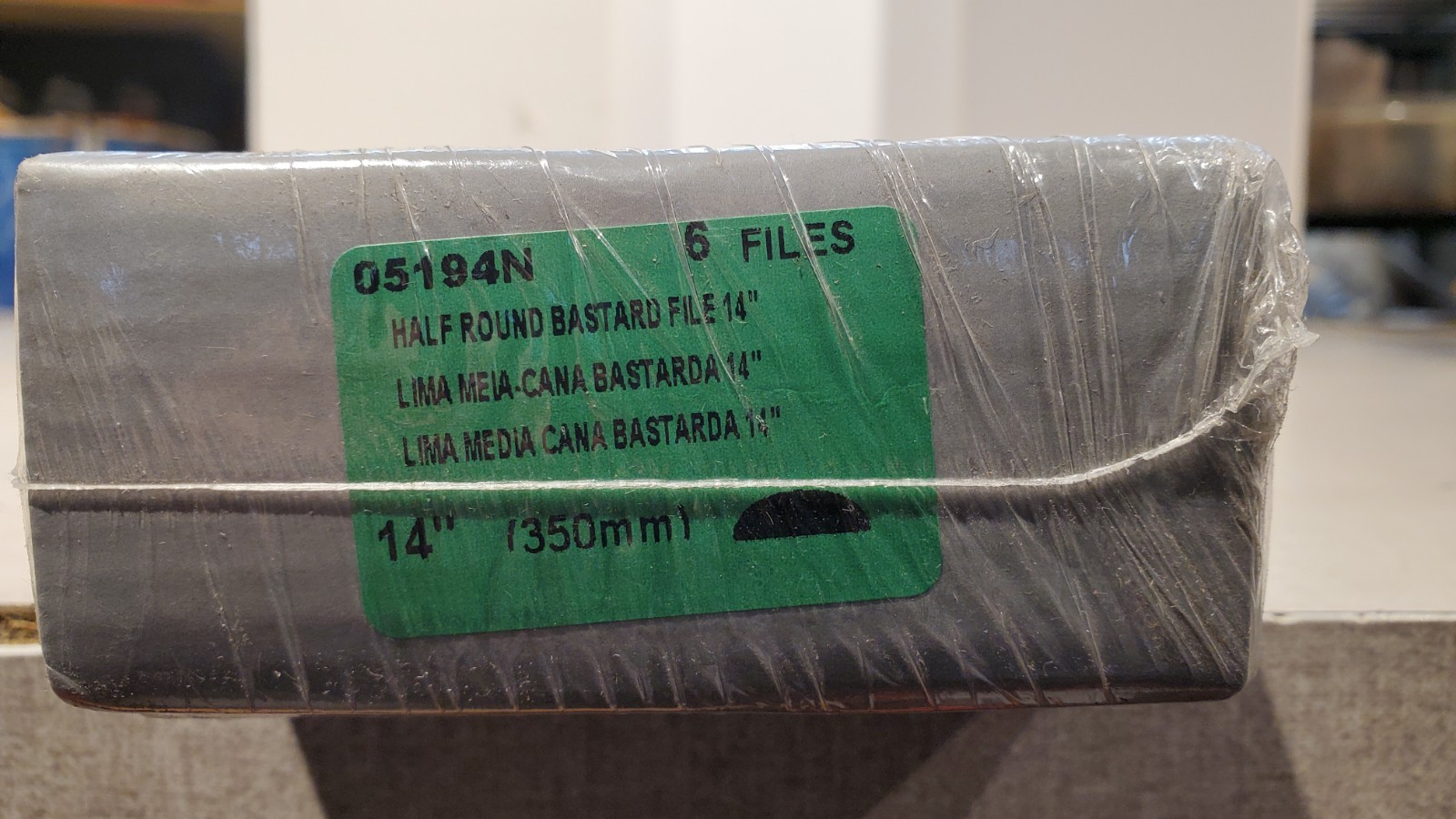 Nicholson File 05194N Crescent Half Round Bastard 14 Inch Fi...