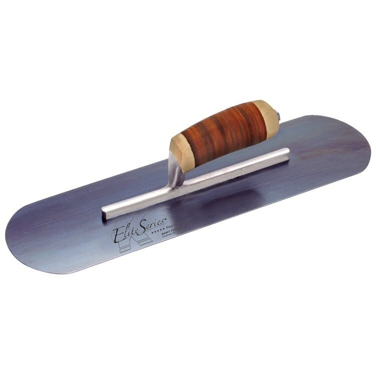 Kraft Tool Concrete Finishing Trowel Elite Series Leather Ha...
