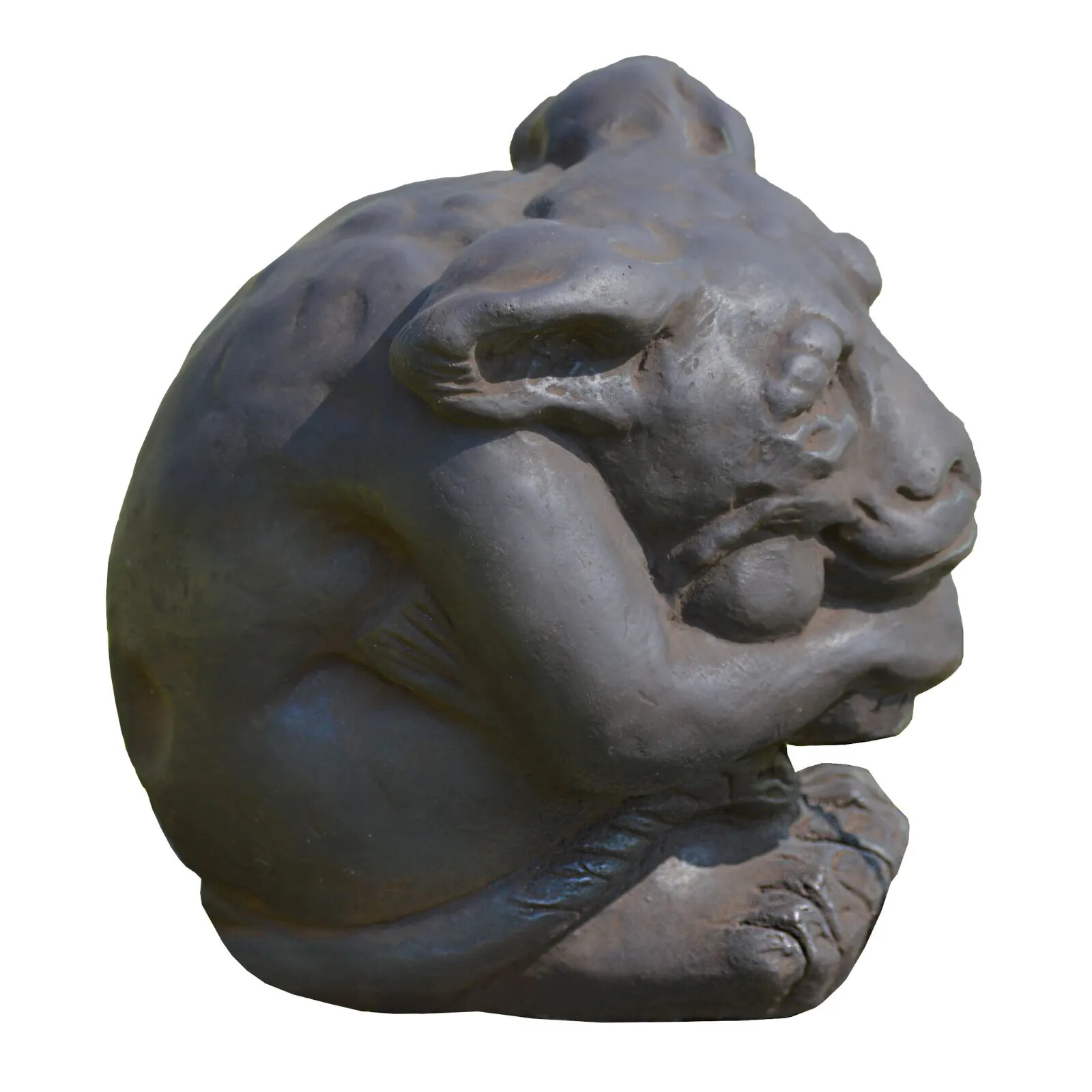 Cast Stone Cement Concrete Small Igor Gargoyle Outdoor Garde...