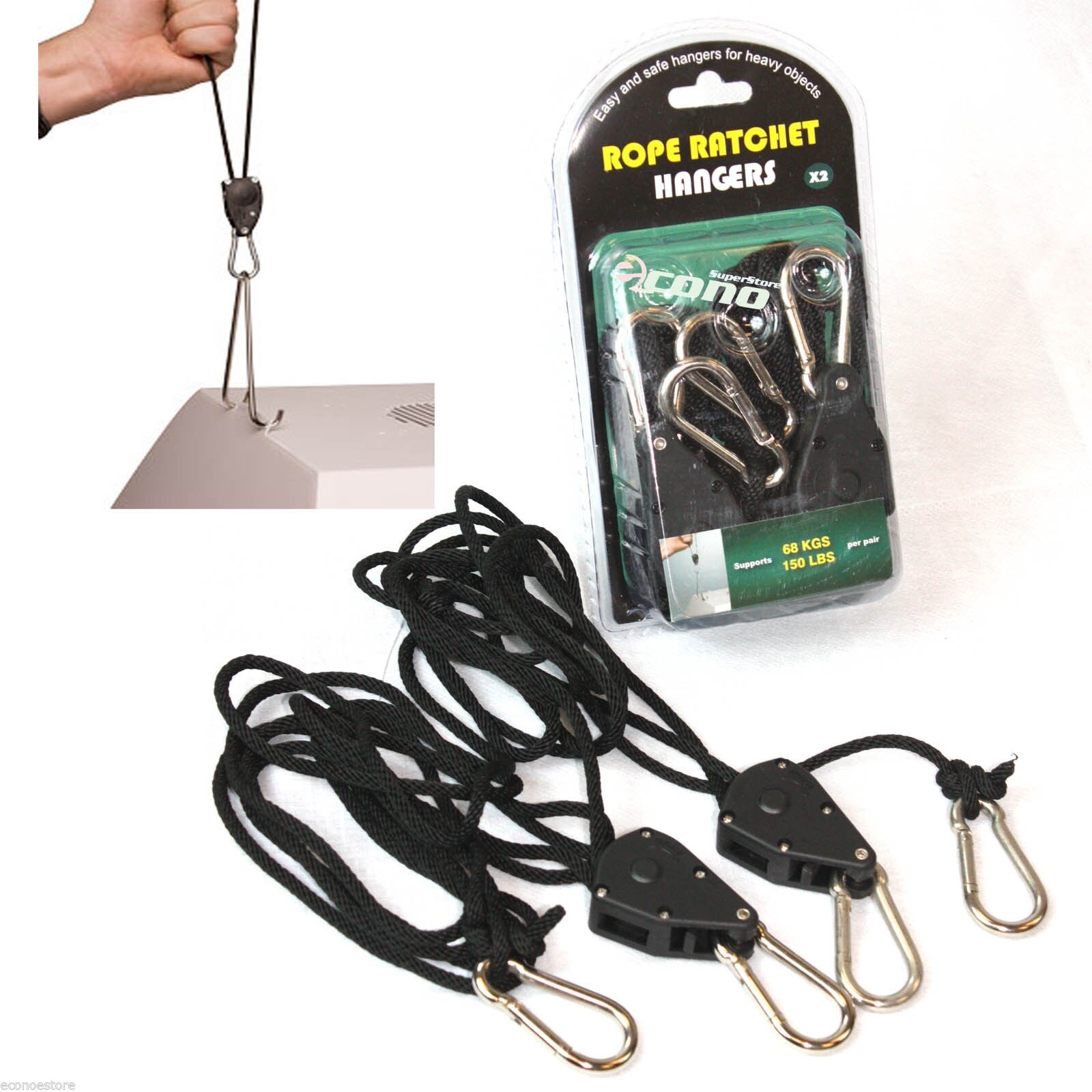 Heavy Duty Rope Ratchet Hanger for Reflector Fixtures - Up t...
