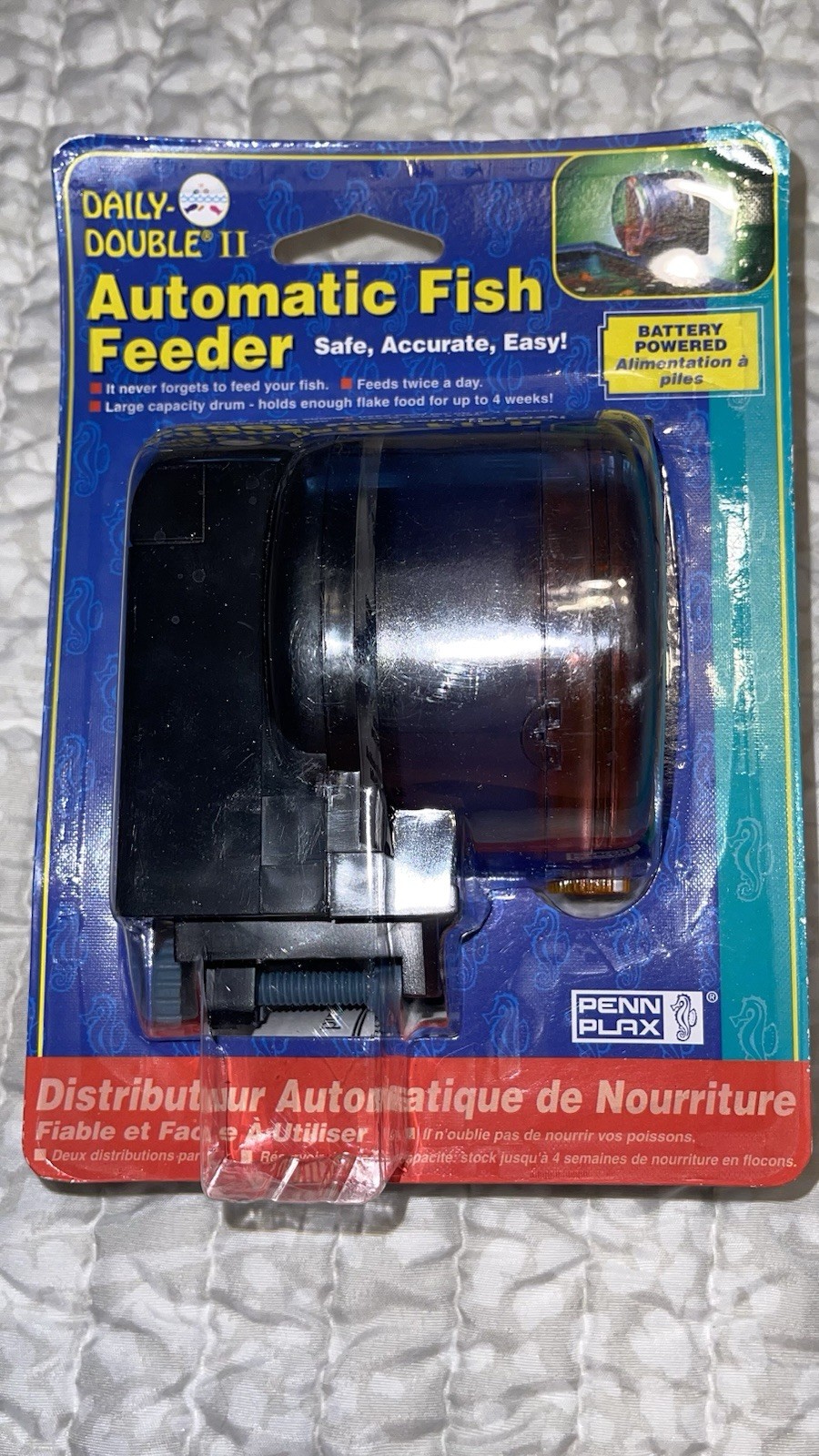 Penn-Plax Daily Double II Automatic Fish Feeder