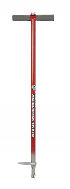Garden Weasel Hand Weeder Tool, 36 Inch Red & Silver
