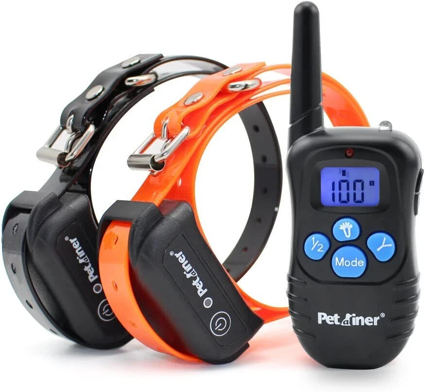 Petainer PET998DBB LCD Remote Training Collar - Waterproof