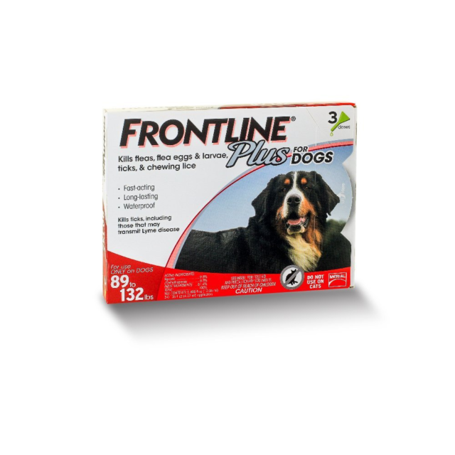 Frontline Plus for Extra Large Dogs (89-132 lbs), 6 Doses, G...