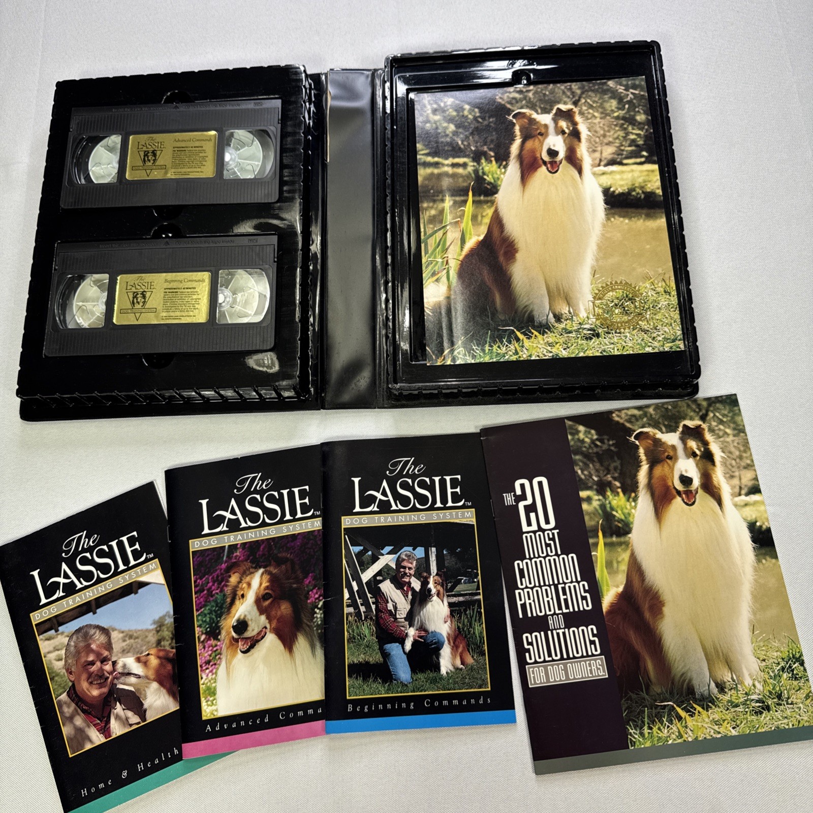 Lassie Dog Training VHS Tapes Bob Weatherwax Anniversary Edi...