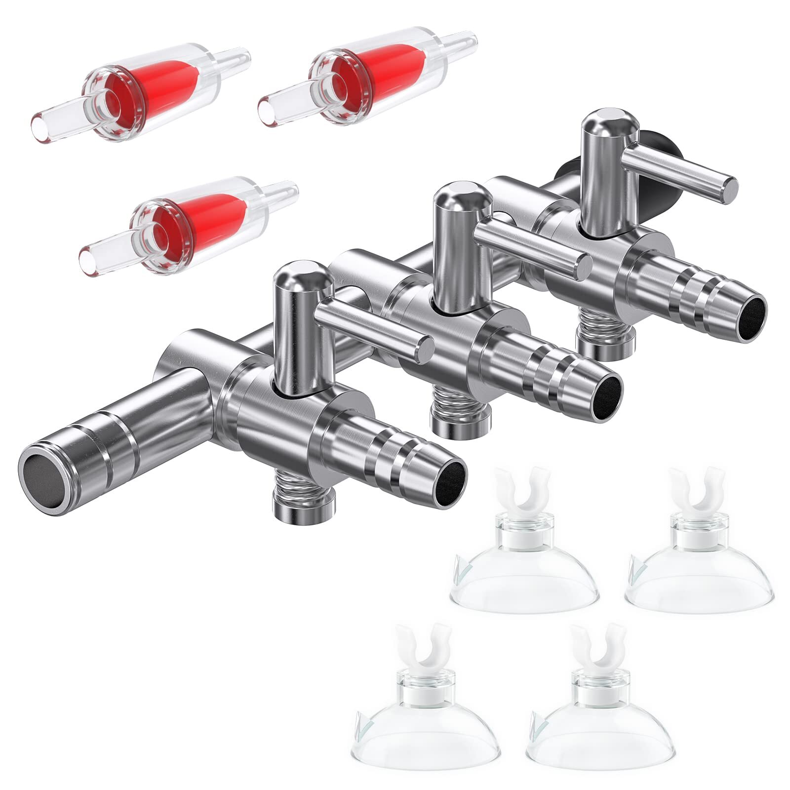 Aquarium Air Flow Splitter Control Valve | 3-Way Fish Tank V...