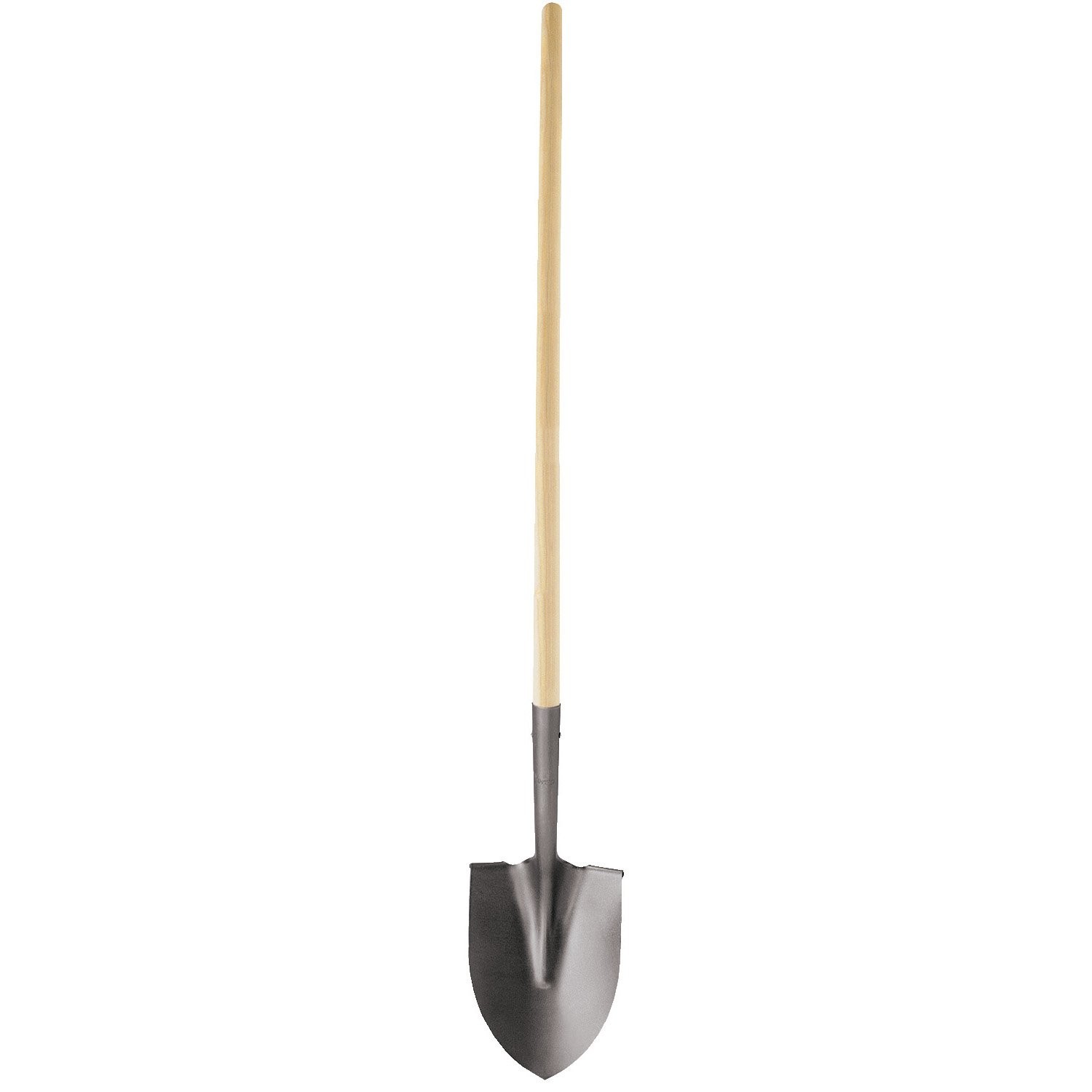 AMES Shovel - White Ash, 11" x 8.5" Round Point Handle