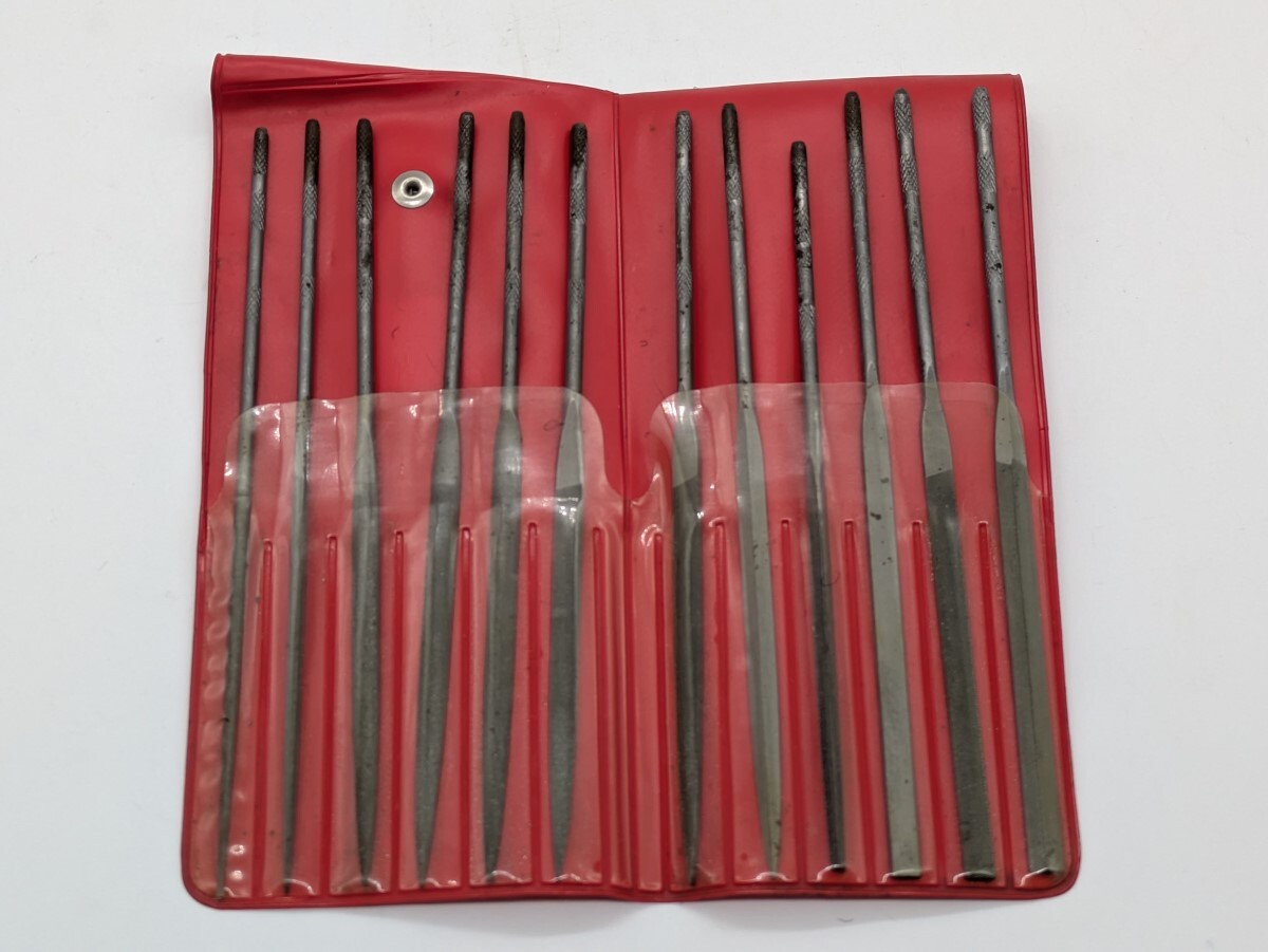 Nicholson Tools 37761 12pc Round Handle Needle Files W/ Slee...