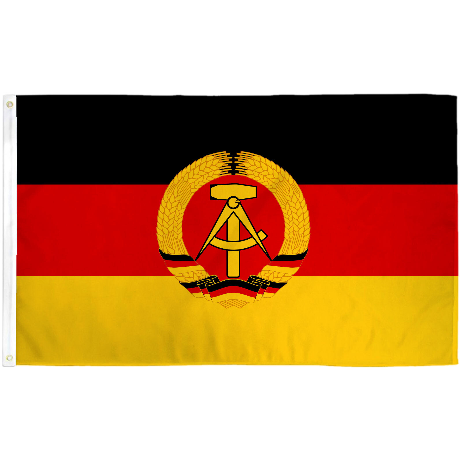 EAST GERMANY 3' X 5' POLY FLAG