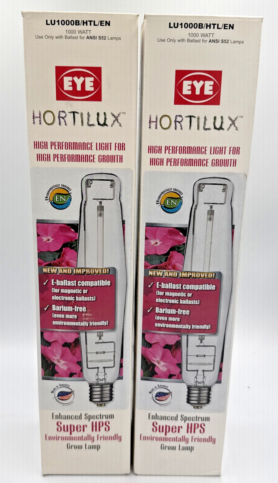 Hortilux Super HPS Enhanced Spectrum Grow Lamp Bulb LU1000B/...
