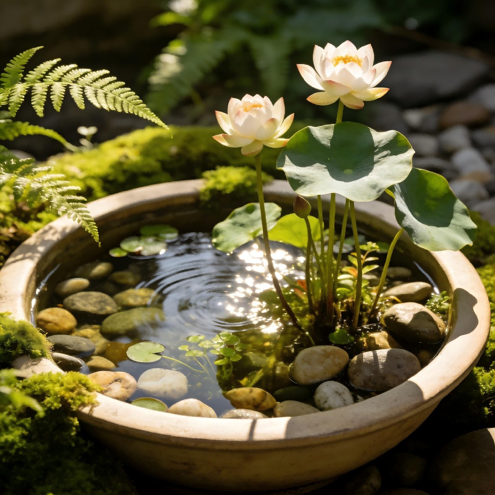 Bowl Lotus Seeds (Nelumbo Nucifera), Dwarf Patio Pond Variet...