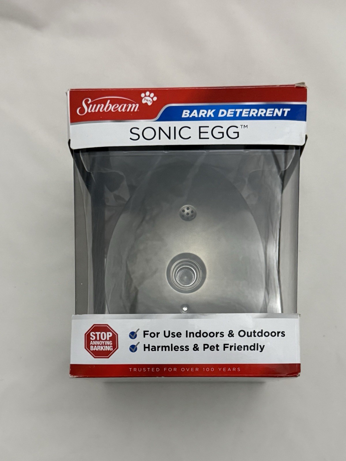 Sunbeam Sonic Bark Control Device for Dogs - in Box