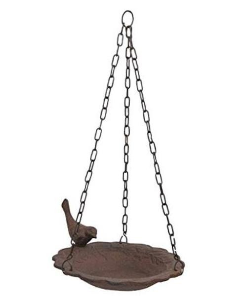 Hanging Cast Iron Birdbath Feeder
