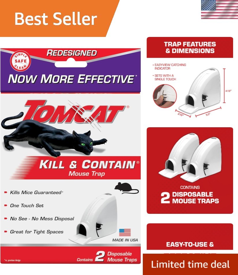 Effortless Mouse Trap Disposal Kit - 2-Pack