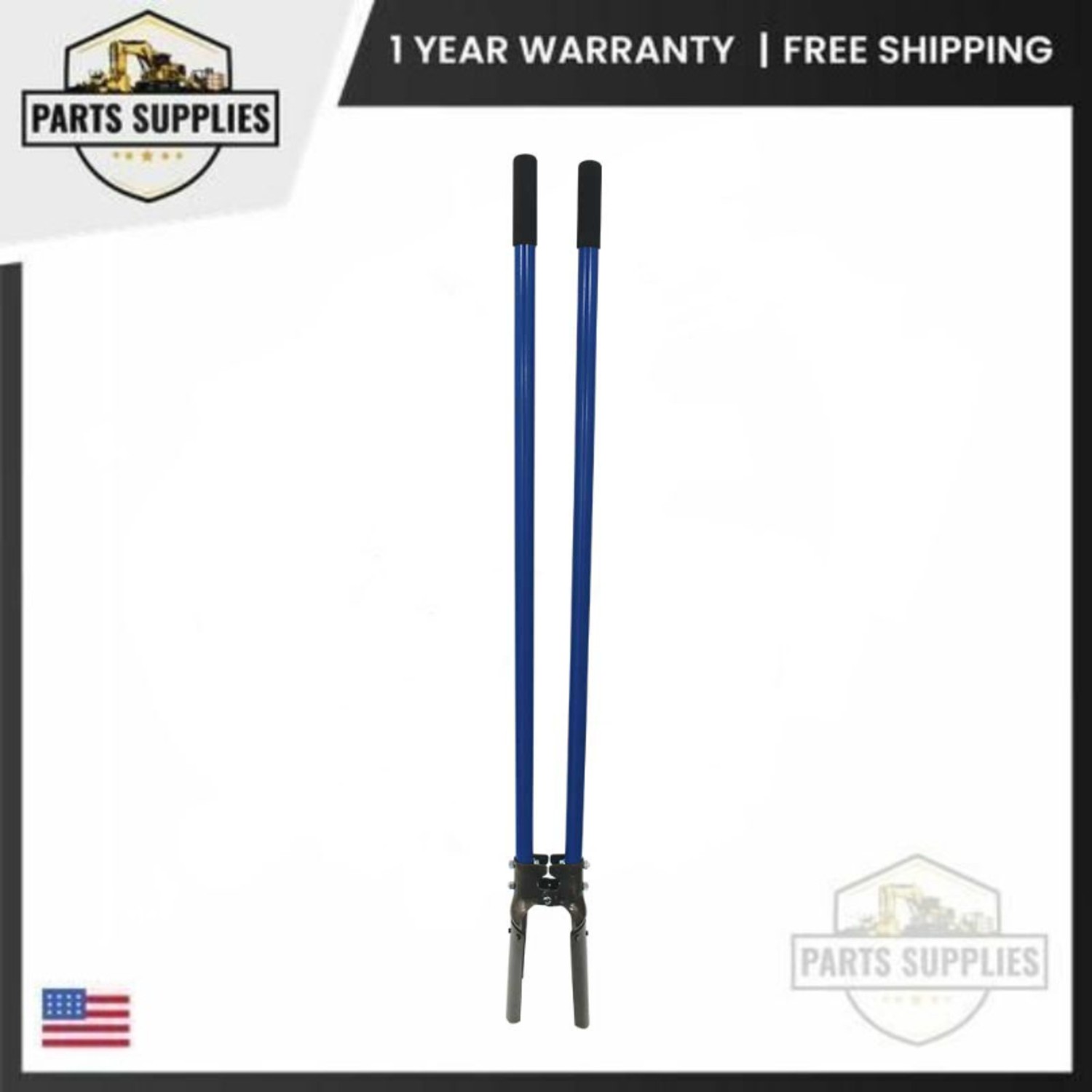 Seymour Atlas Post Hole Digger 48 Inch Fiberglass Handle Gri...