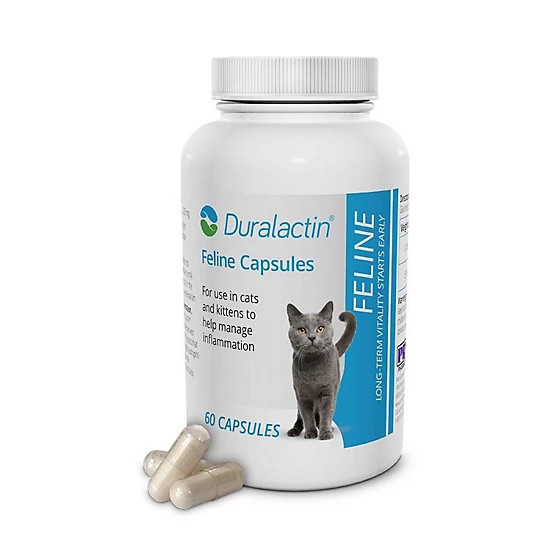Duralactin Feline Capsules Joint Health for Cats, 60 Capsule...